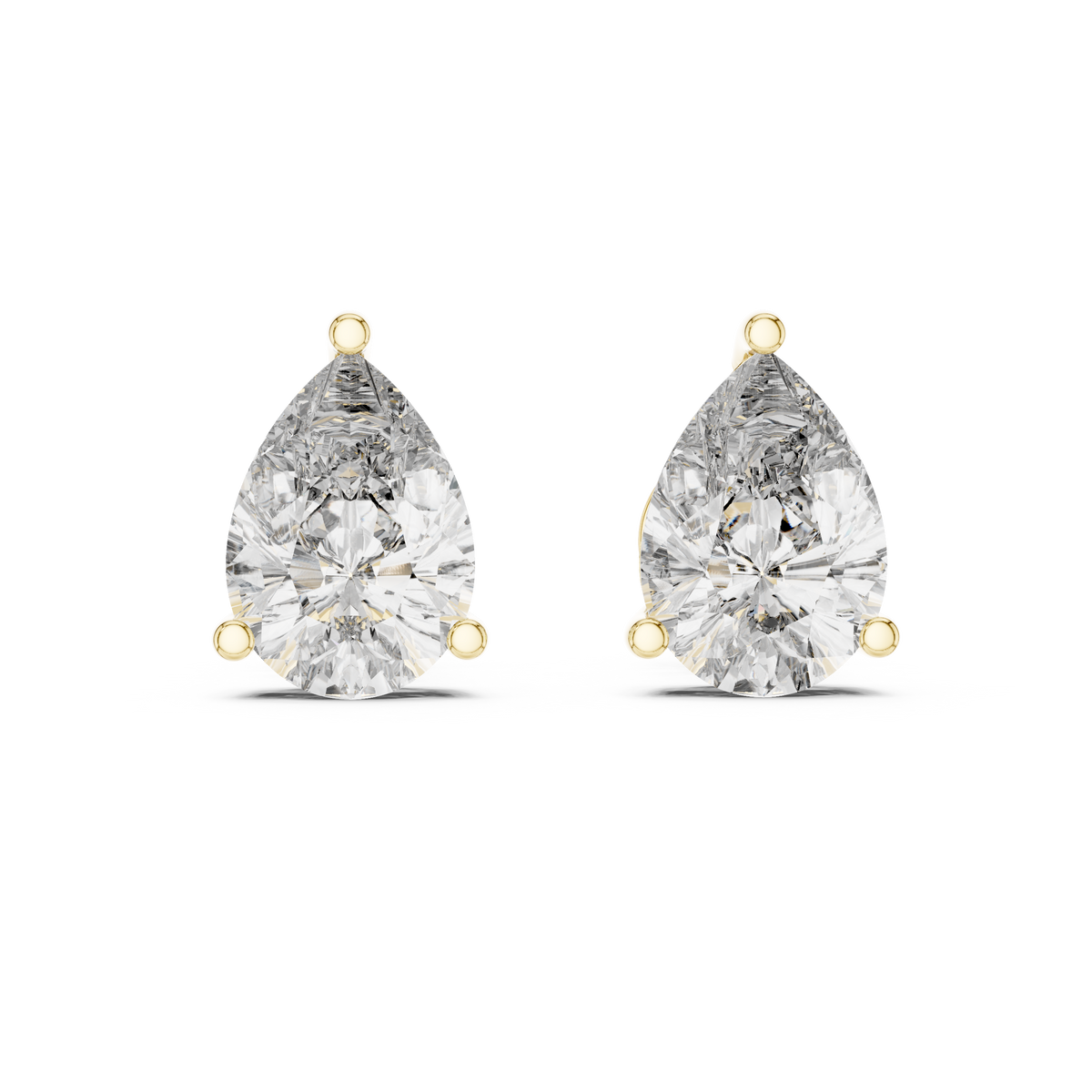 Seraphina Pear Cut Solitaire Studs