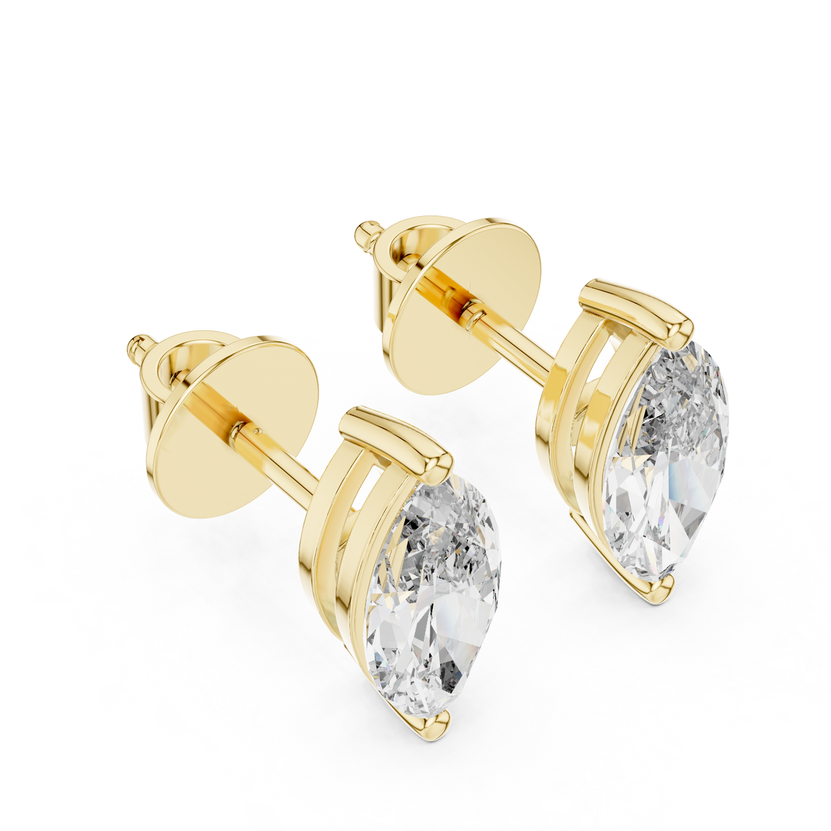Celestia Marquise Cut Solitaire Studs