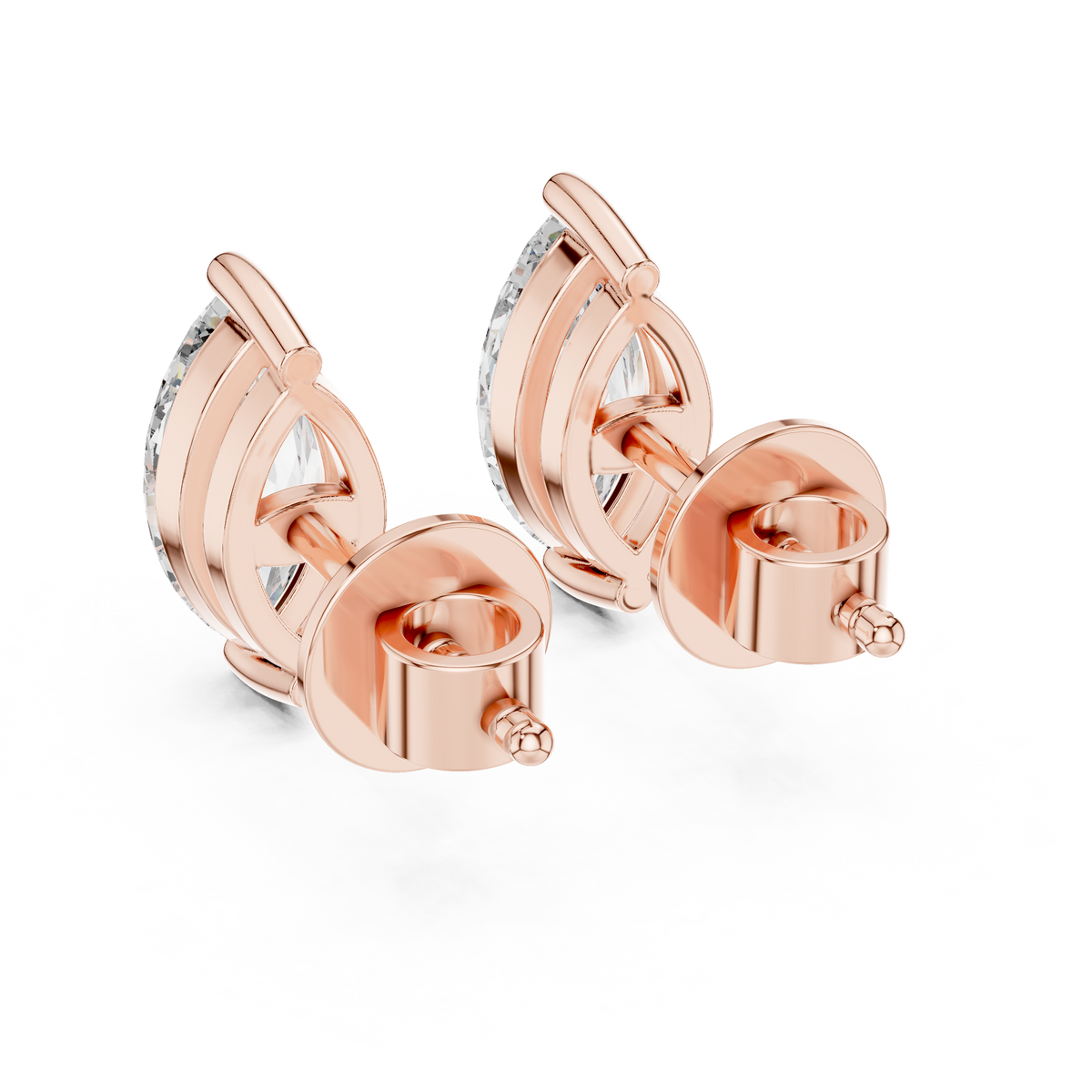 Celestia Marquise Cut Solitaire Studs