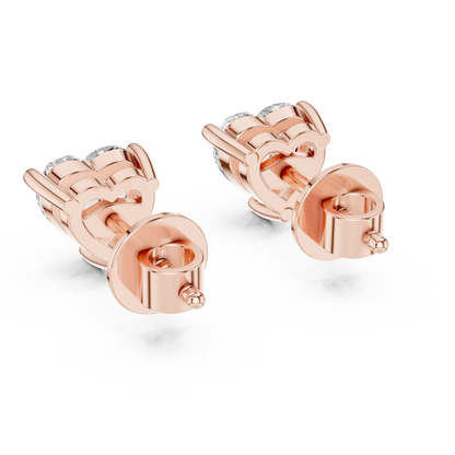 Aurelia Heart Cut Solitaire Studs