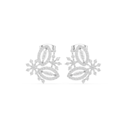 Lunavelle Floral Diamond Cluster Studs