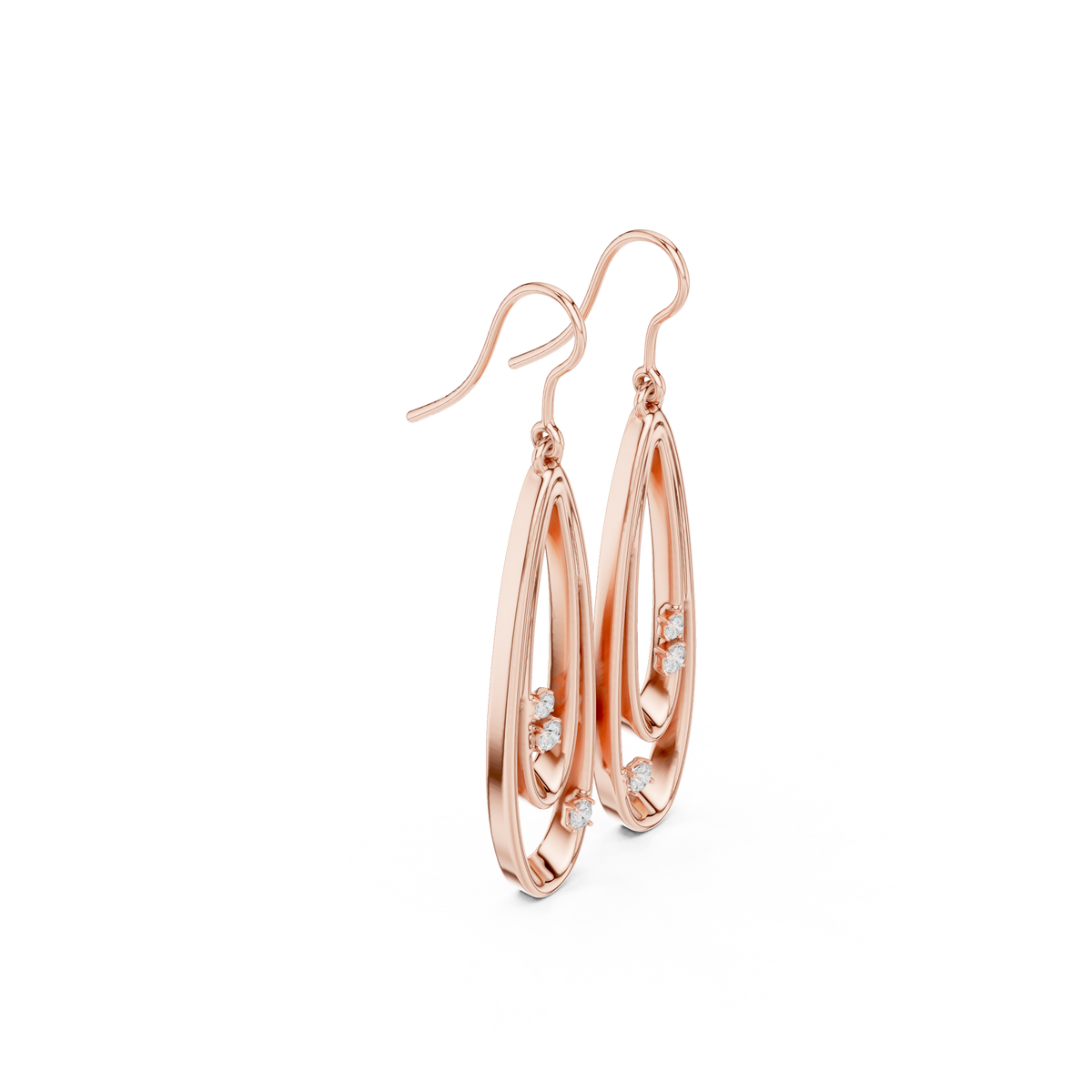 Avelisse Elongated Diamond Loop Drop