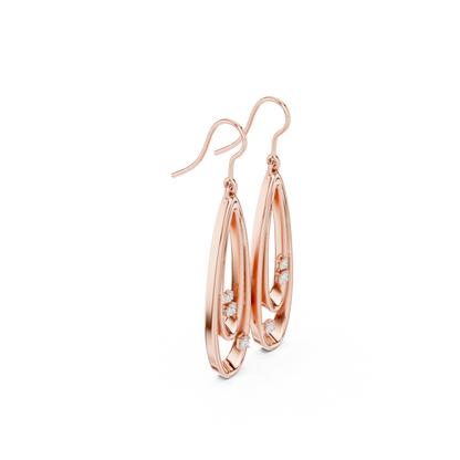 Avelisse Elongated Diamond Loop Drop