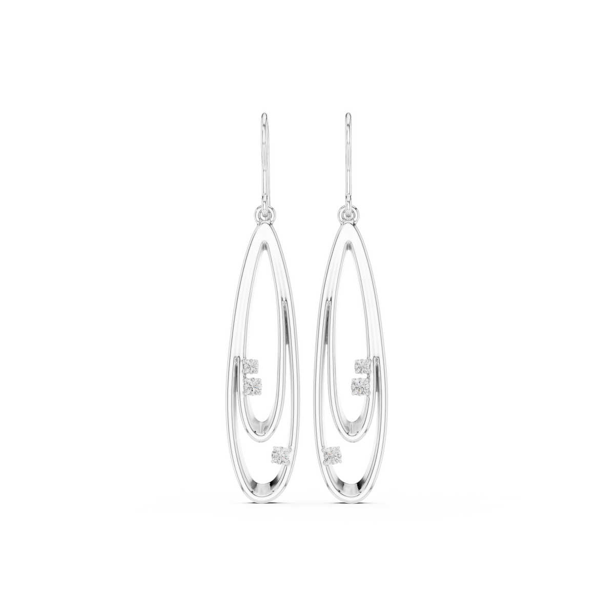 Avelisse Elongated Diamond Loop Drop
