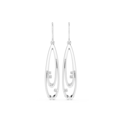 Avelisse Elongated Diamond Loop Drop