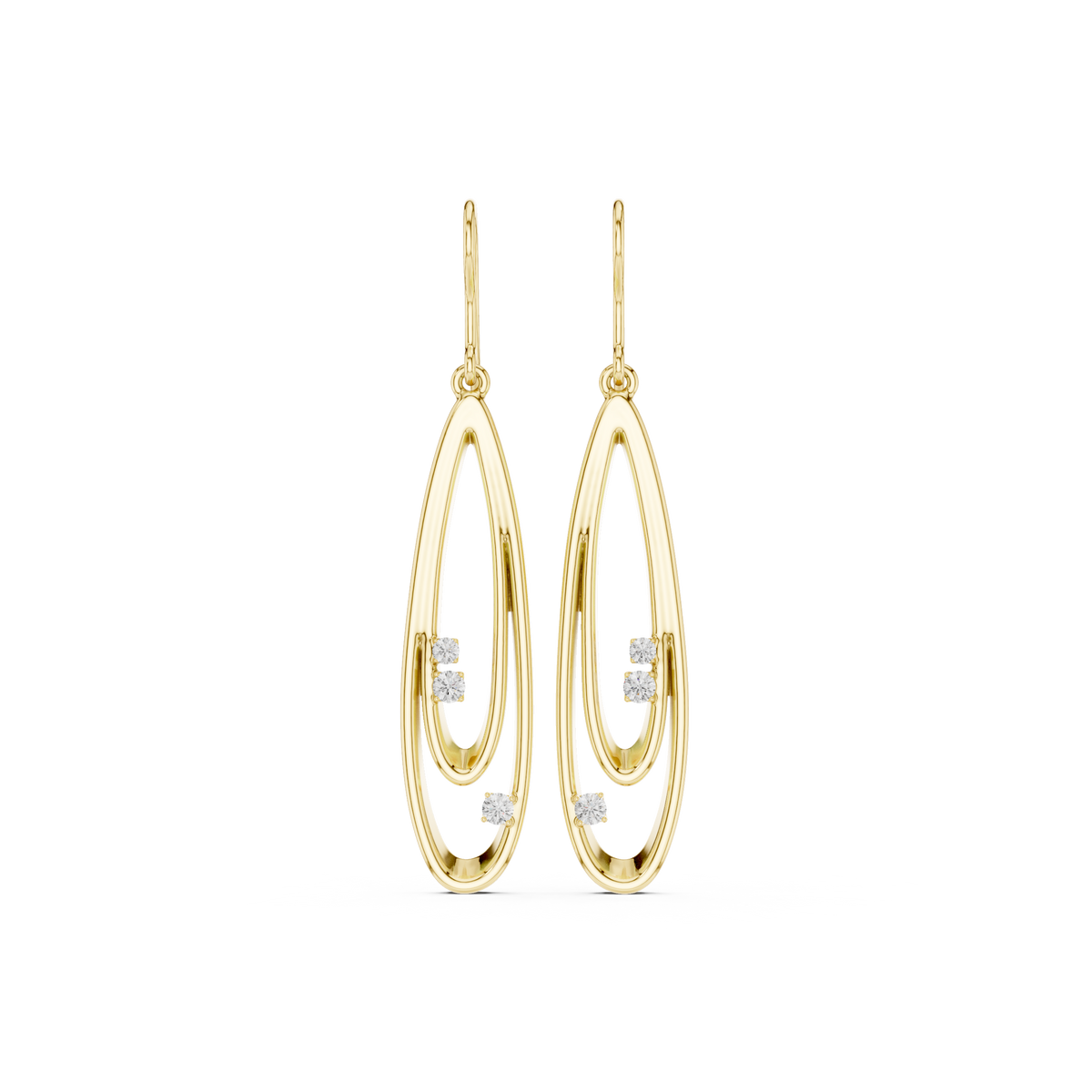 Avelisse Elongated Diamond Loop Drop