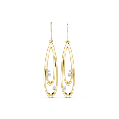 Avelisse Elongated Diamond Loop Drop