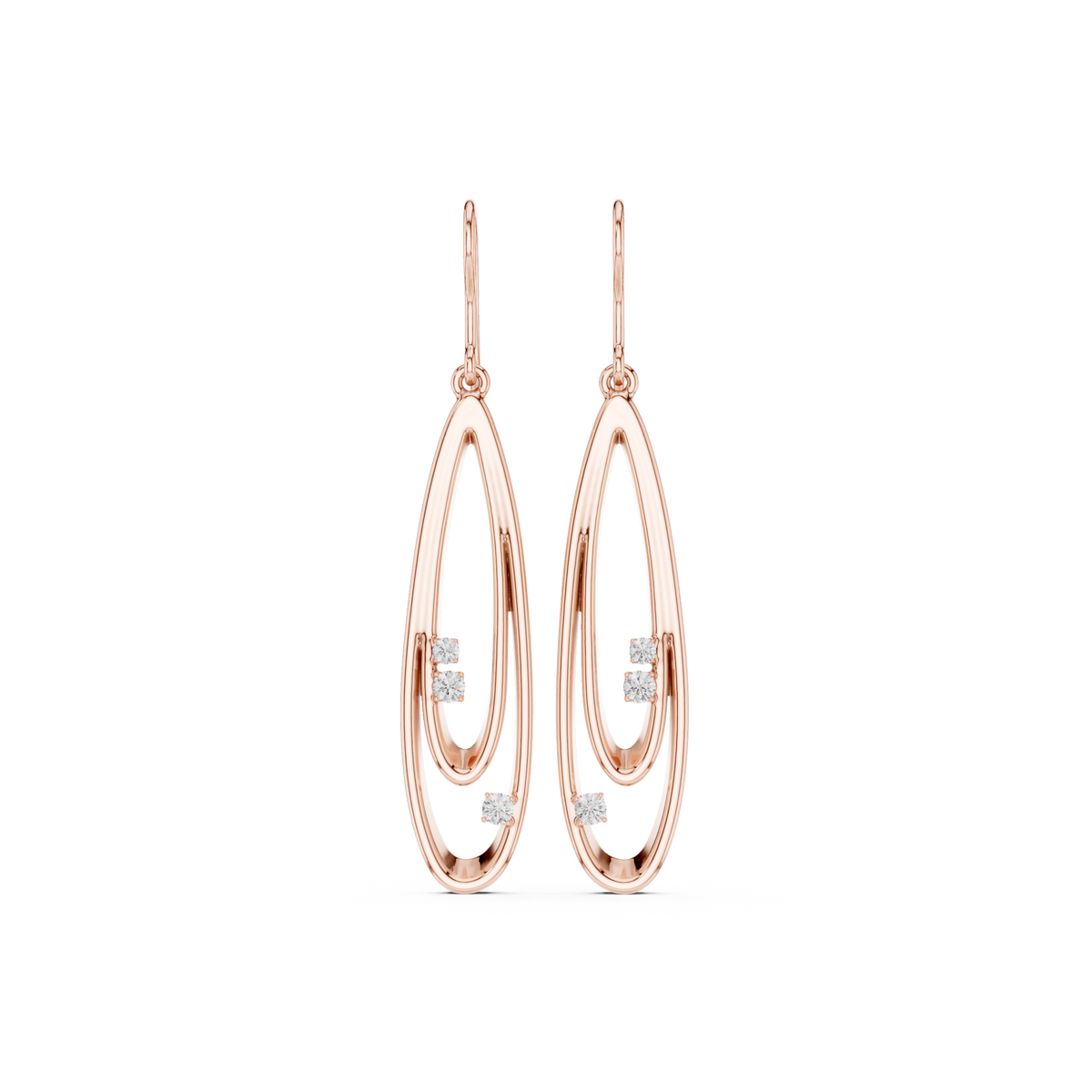 Avelisse Elongated Diamond Loop Drop