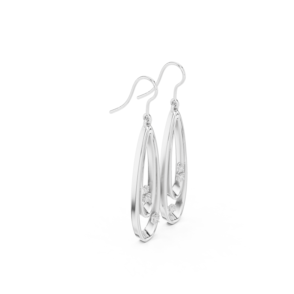 Avelisse Elongated Diamond Loop Drop