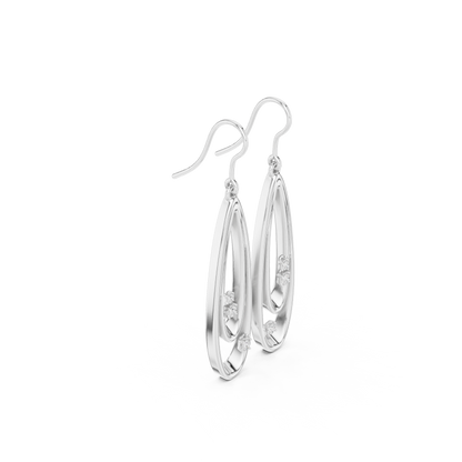 Avelisse Elongated Diamond Loop Drop