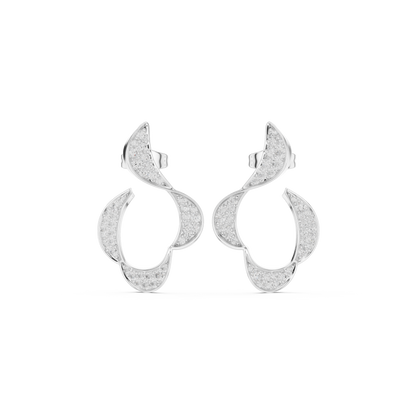 Seravelle Crescent Curve Studs