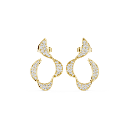Seravelle Crescent Curve Studs