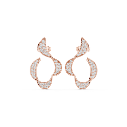 Seravelle Crescent Curve Studs