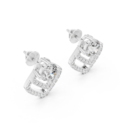 Aurelia Celestial Chevron Drop Studs