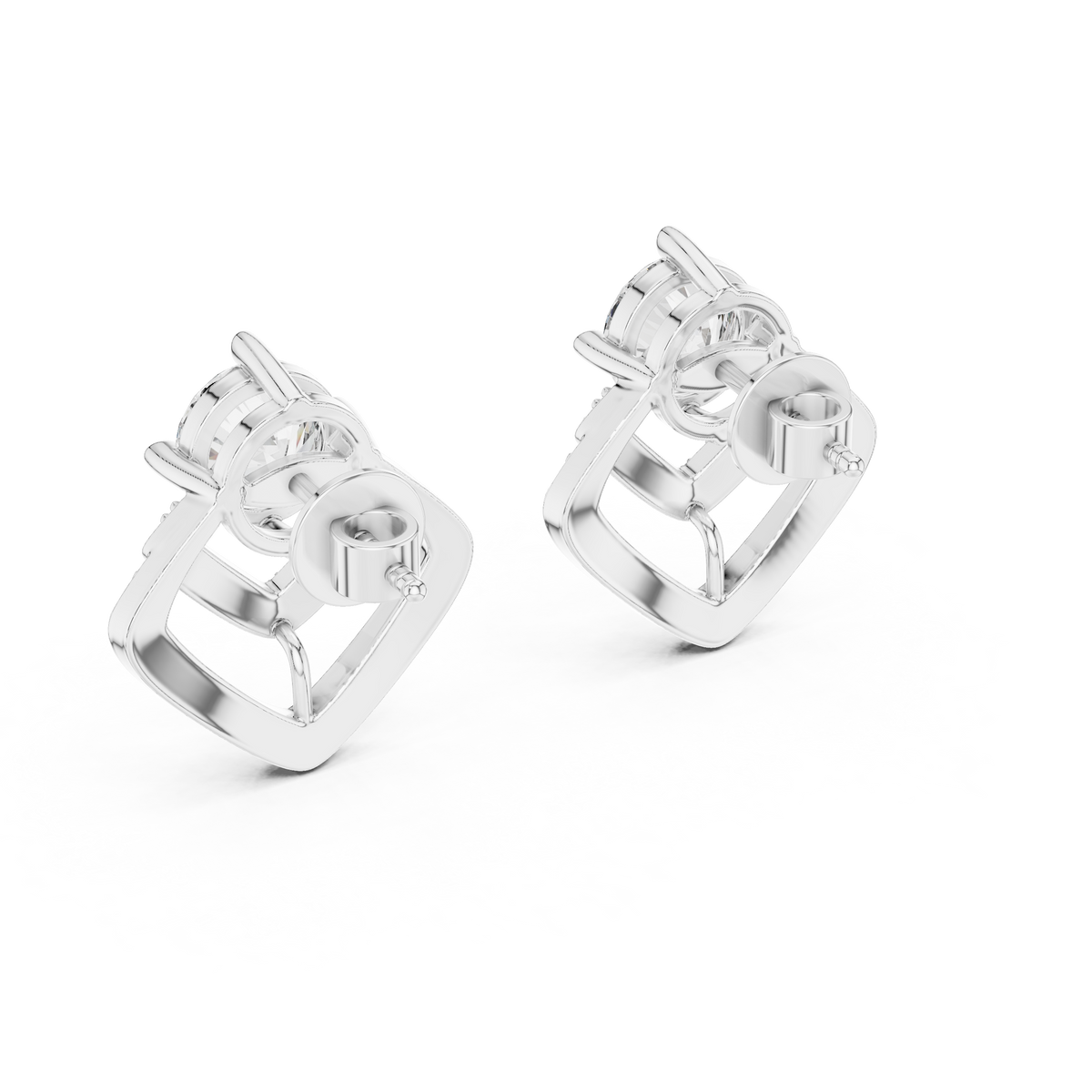Aurelia Celestial Chevron Drop Studs