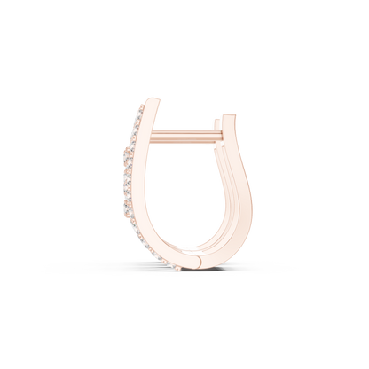 Varelle Geometric Diamond Frame Hoops