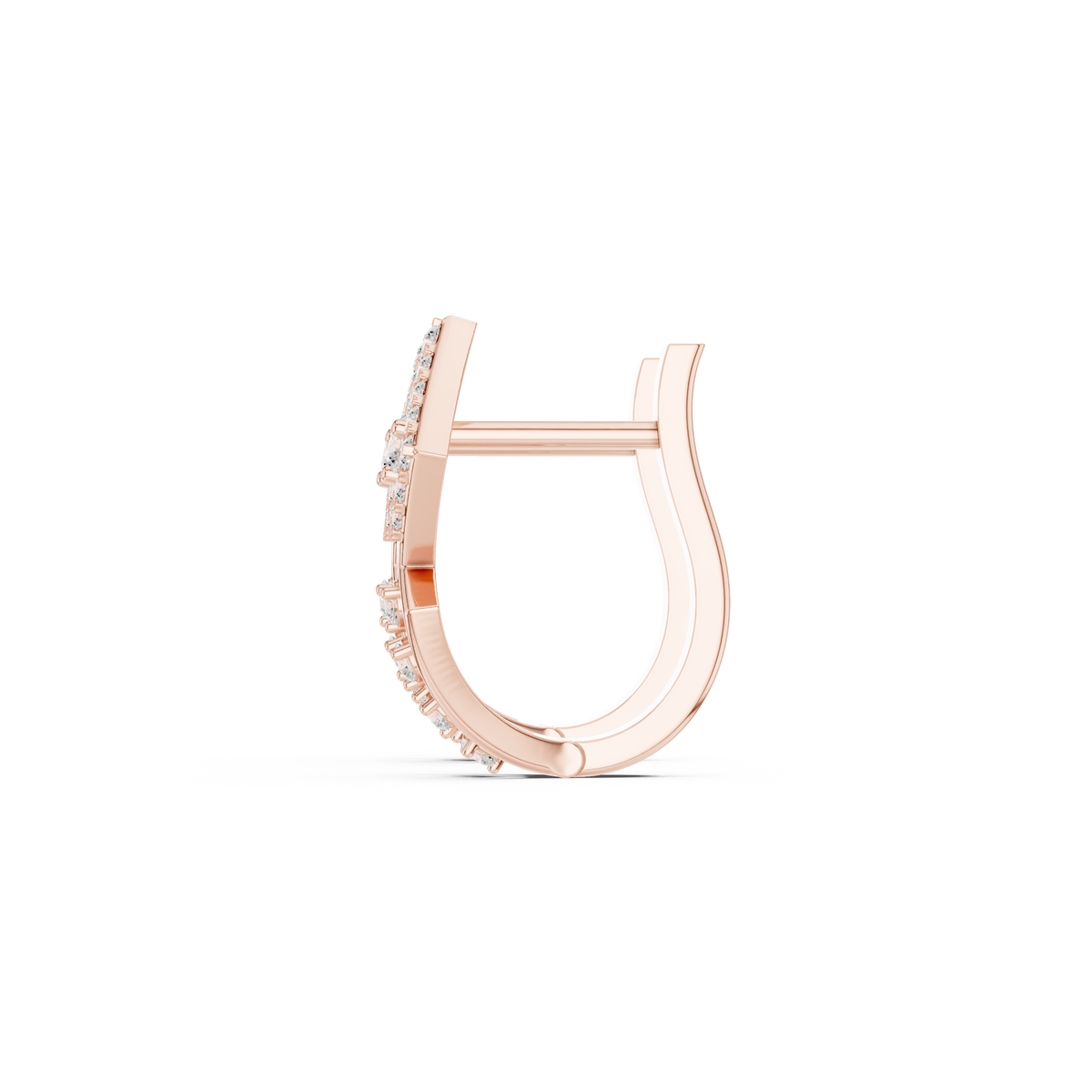 Zyvara Geometric Diamond Hoop