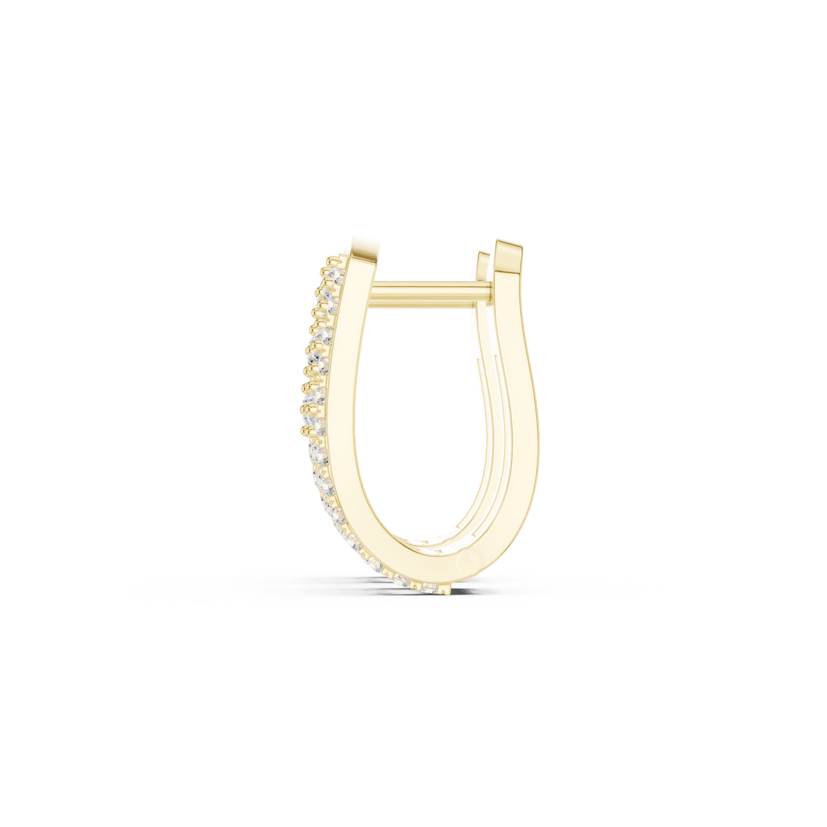 Elvara Triple Diamond Frame Hoops