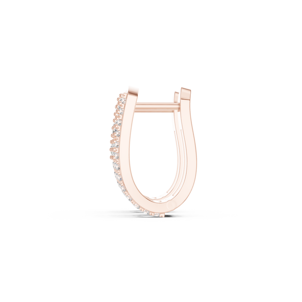 Elvara Triple Diamond Frame Hoops