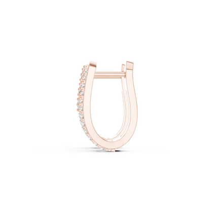 Elvara Triple Diamond Frame Hoops
