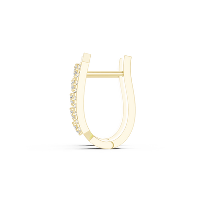 Varelle Geometric Diamond Ladder Hoops