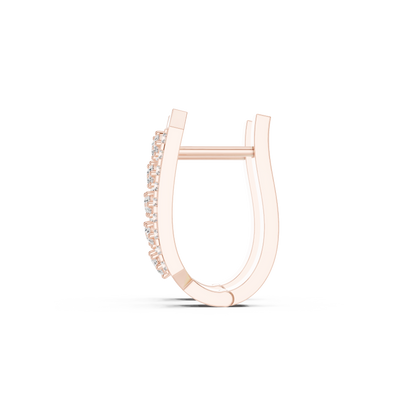 Varelle Geometric Diamond Ladder Hoops