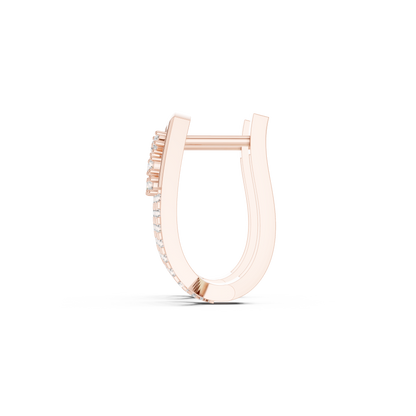 Averelle Geometric Diamond Hoops