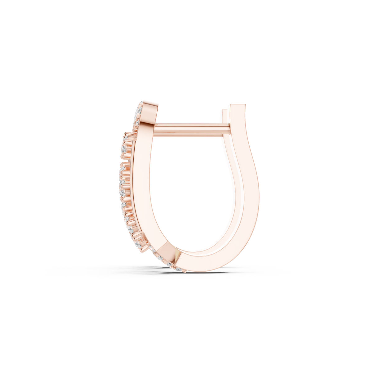 Varelle Sculpted Diamond Lattice Hoops
