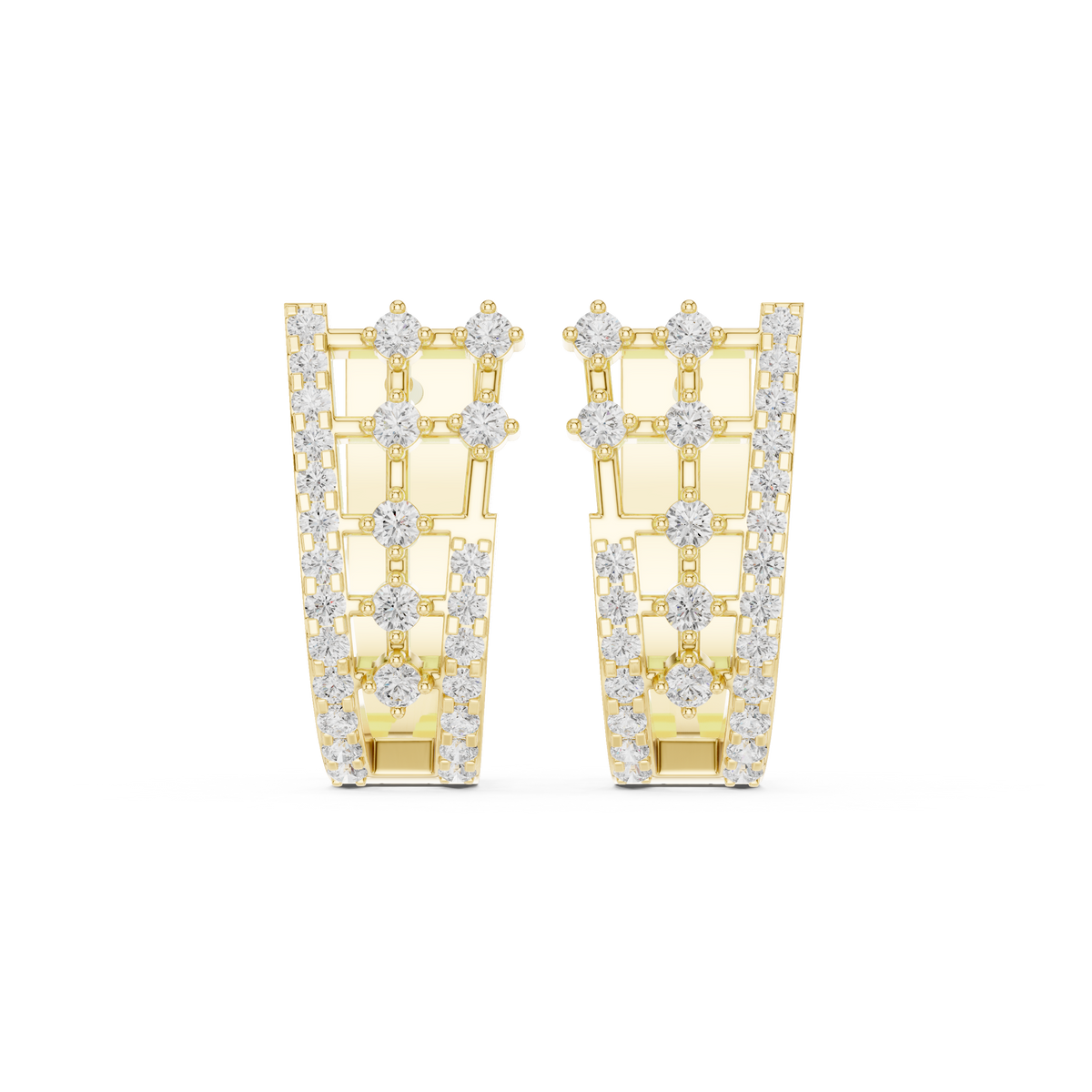Zarevia Geometric Diamond Lattice Hoops