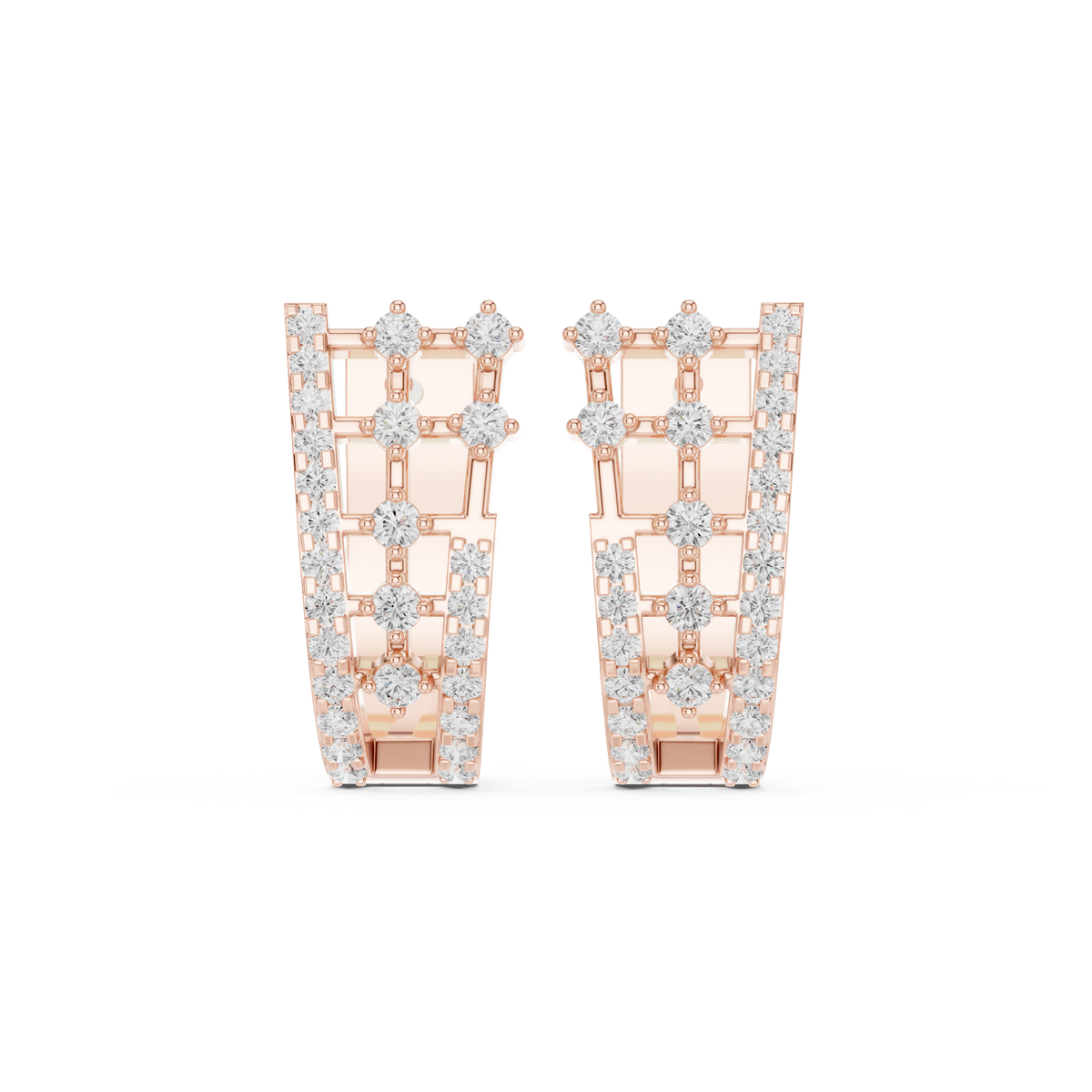 Zarevia Geometric Diamond Lattice Hoops