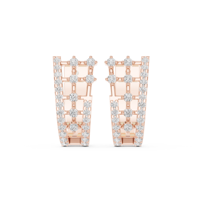 Zarevia Geometric Diamond Lattice Hoops