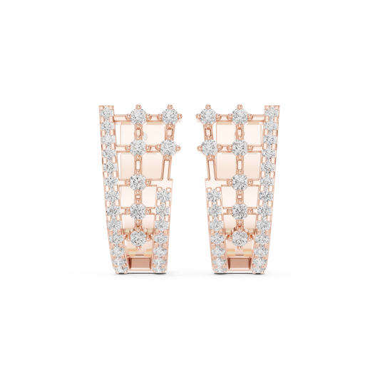 Zarevia Geometric Diamond Lattice Hoops