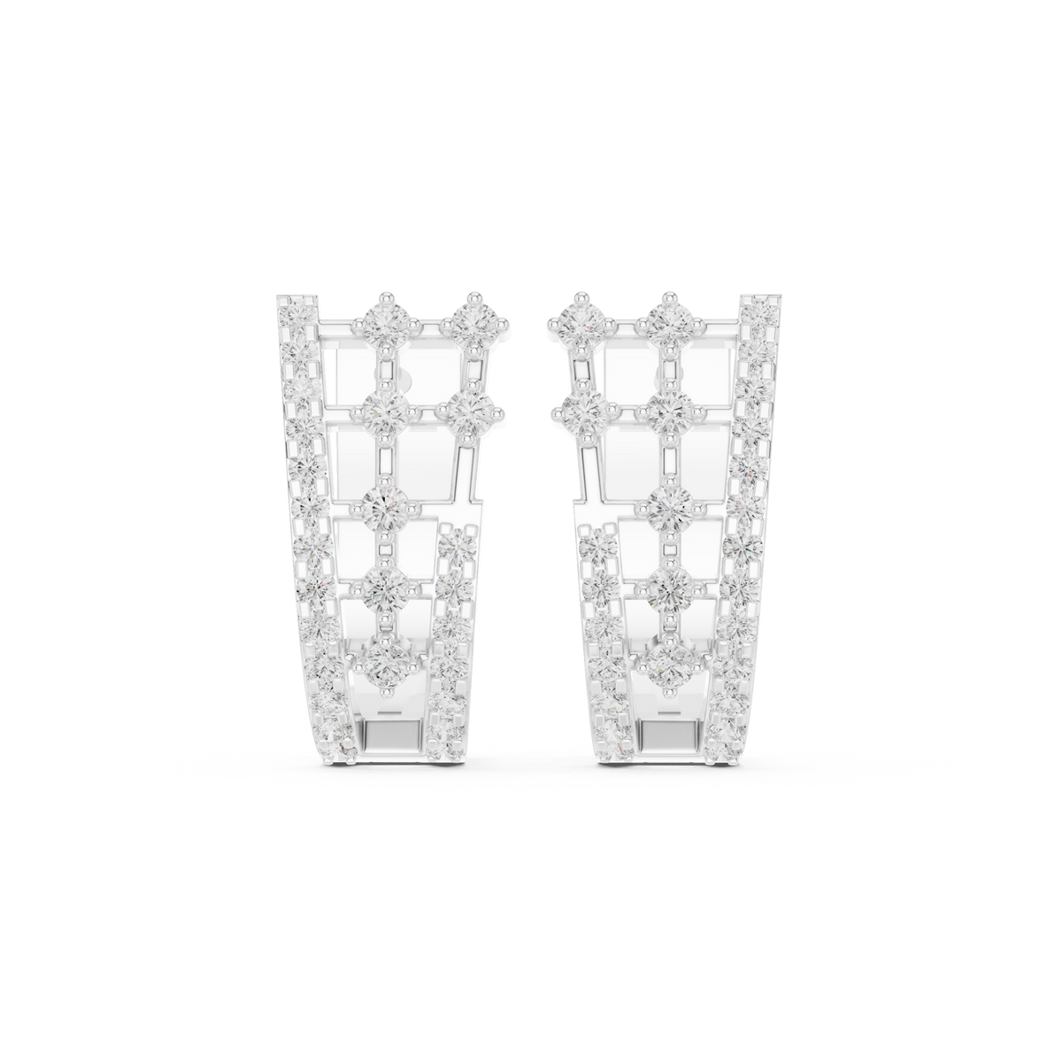 Zarevia Geometric Diamond Lattice Hoops