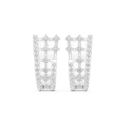 Zarevia Geometric Diamond Lattice Hoops