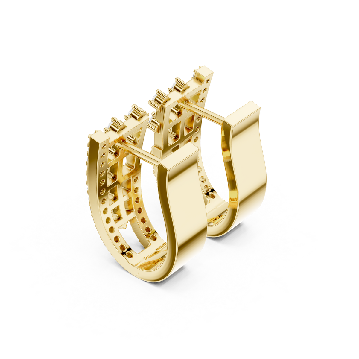 Zarevia Geometric Diamond Lattice Hoops
