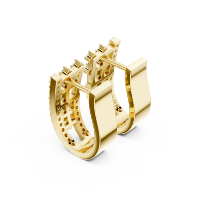 Zarevia Geometric Diamond Lattice Hoops
