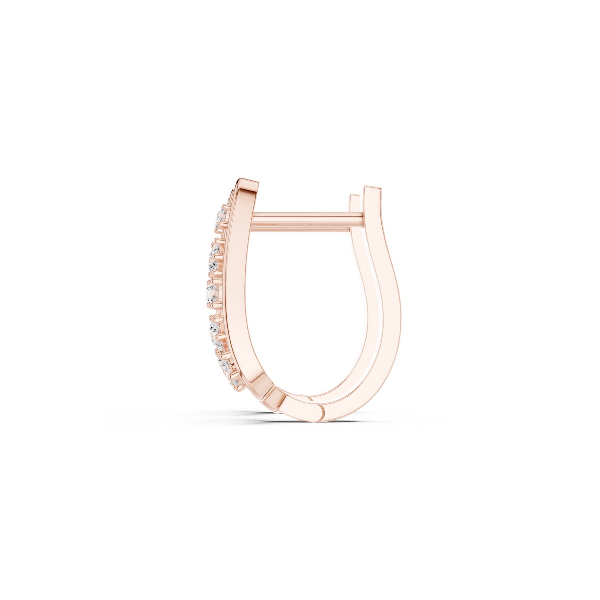 Elviora Geometric Diamond Trellis Hoops