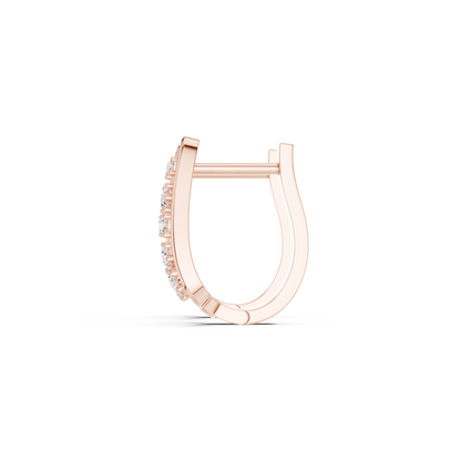 Elviora Geometric Diamond Trellis Hoops