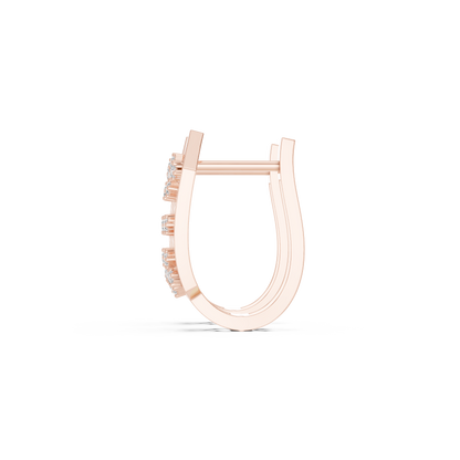 Aurevyn Floral Diamond HoopS