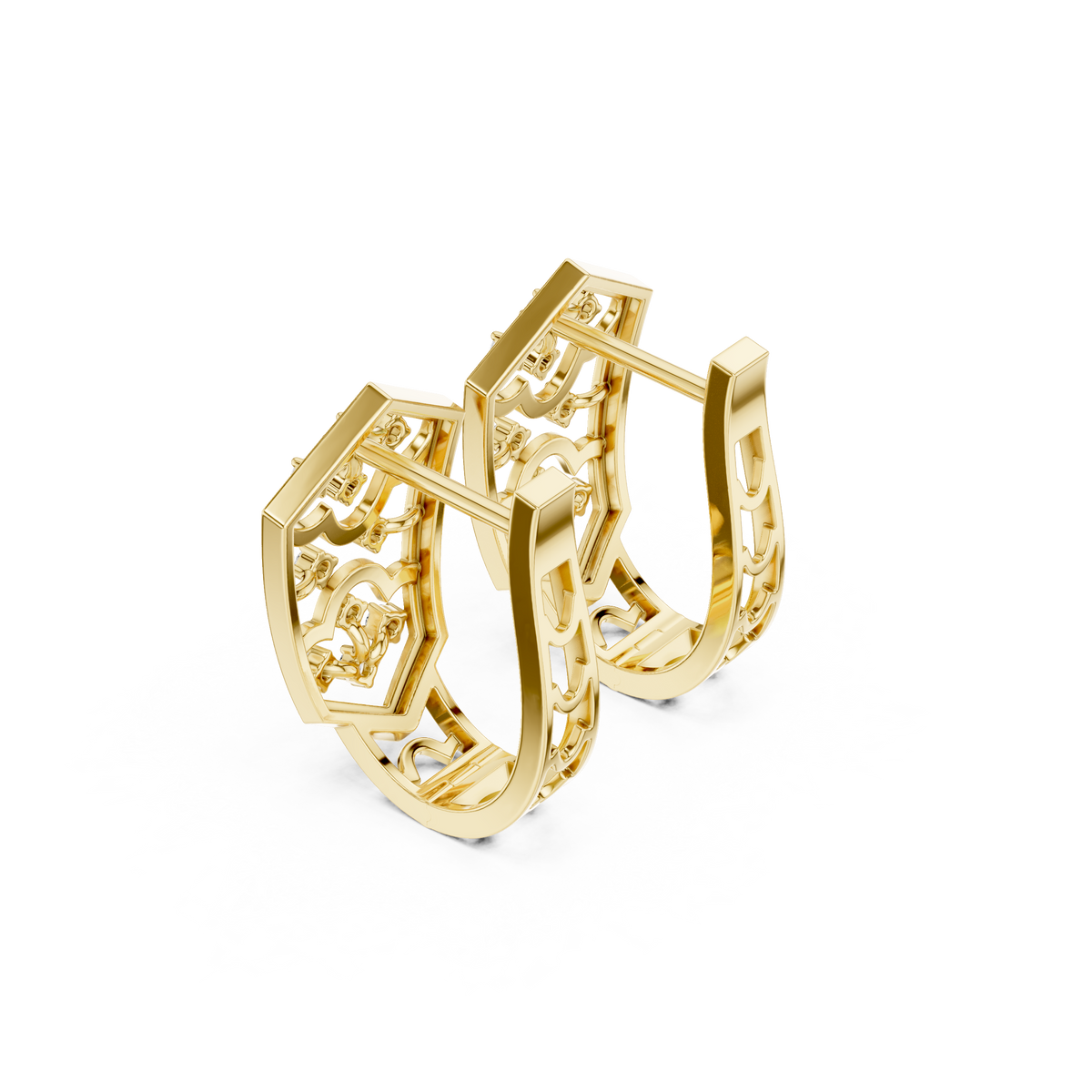 Aurevyn Floral Diamond HoopS