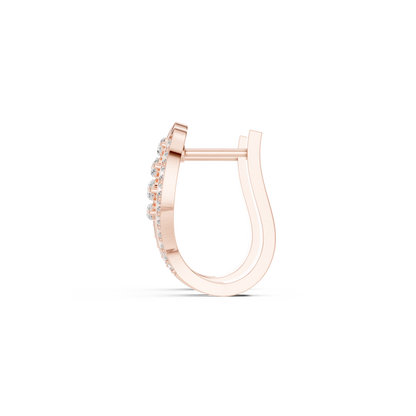 Elvanya Curved Diamond Hoops