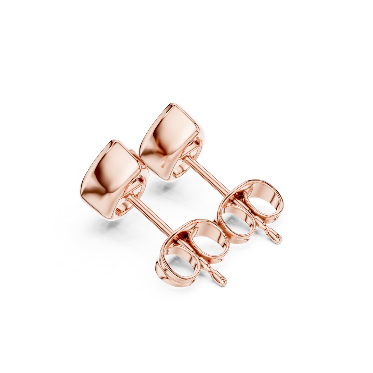 Zelviera Pear Diamond Bezel Studs