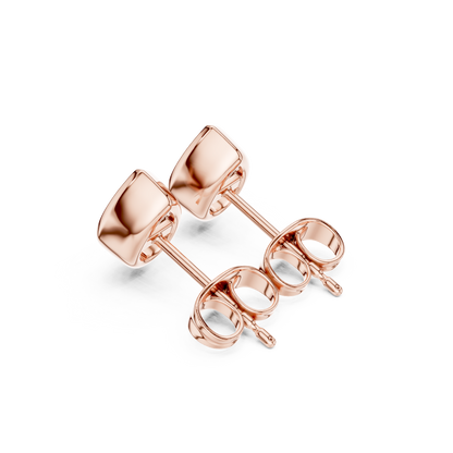 Zelviera Pear Diamond Bezel Studs