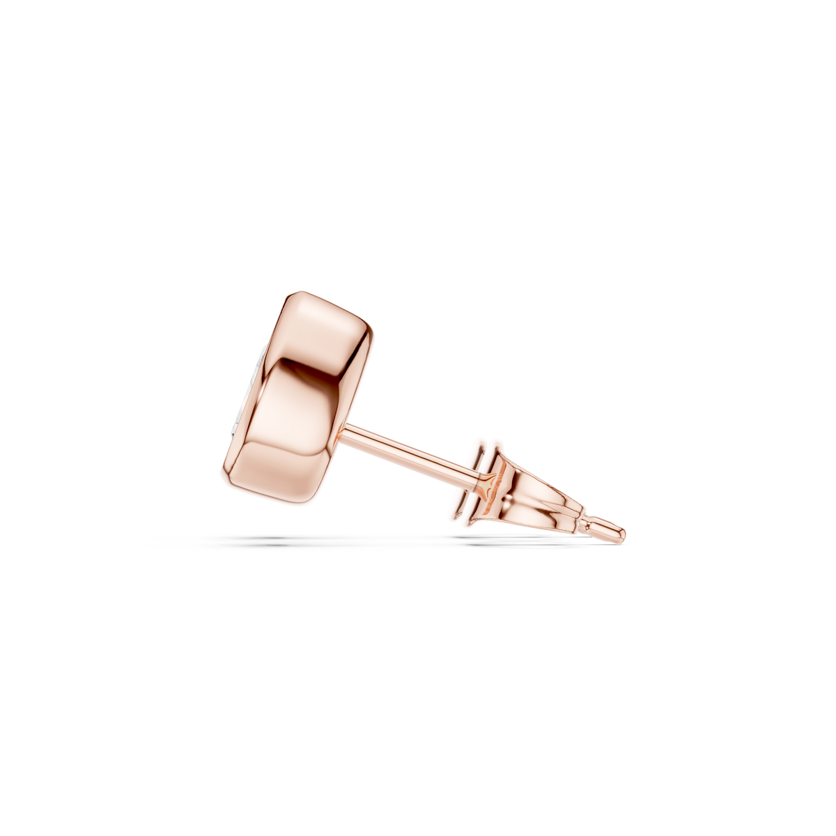 Zelviera Pear Diamond Bezel Studs