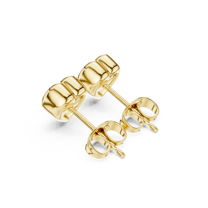 Avelisse Heart Diamond Bezel Studs