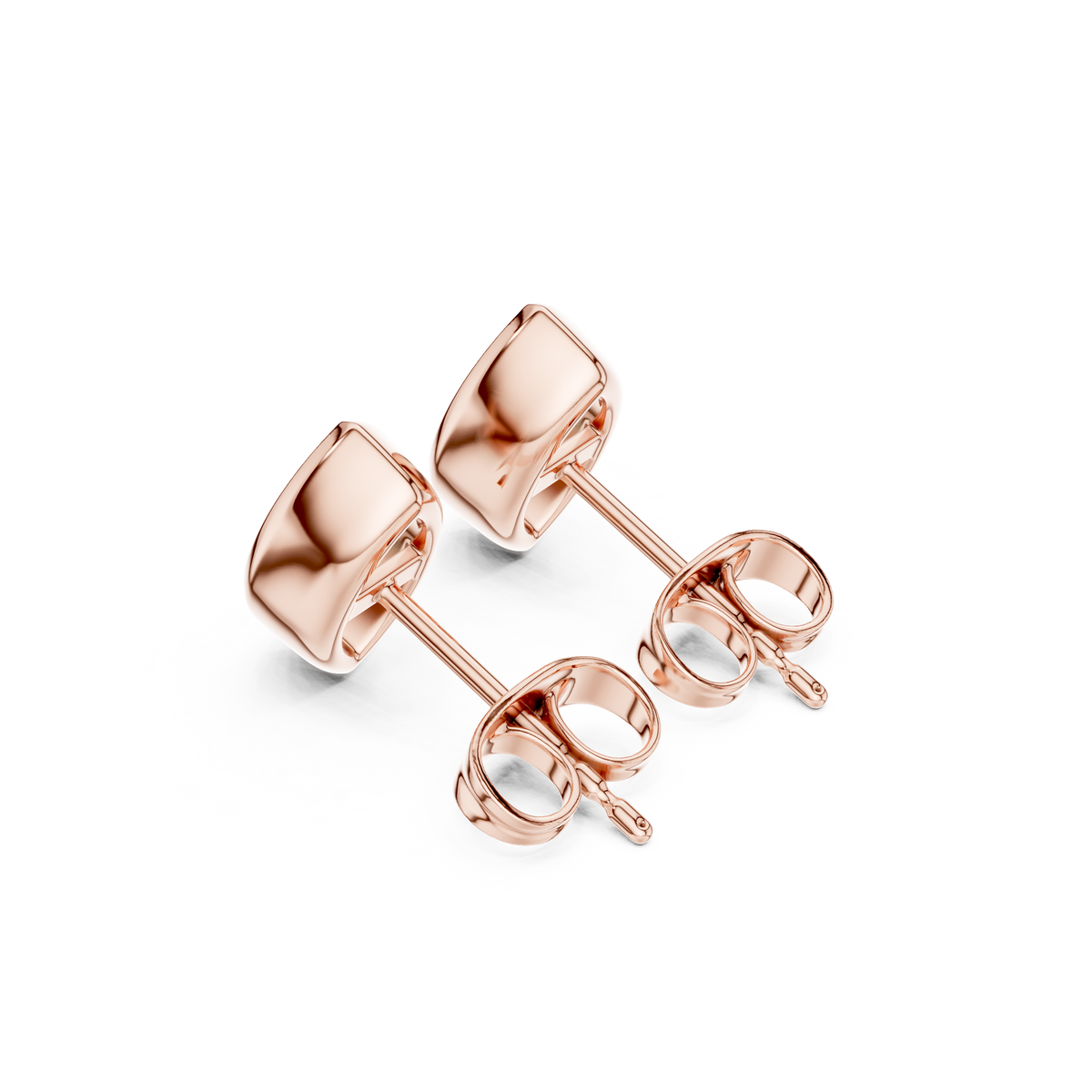 Zelvienne Marquise Diamond Bezel Studs