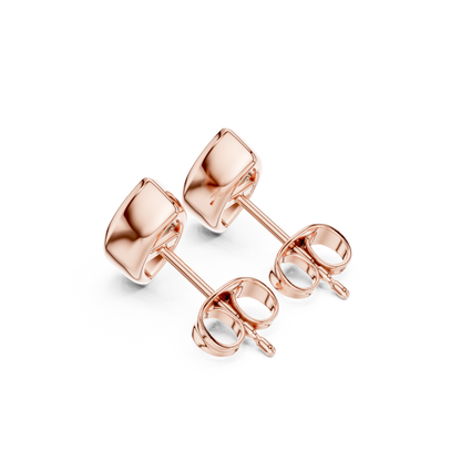 Zelvienne Marquise Diamond Bezel Studs