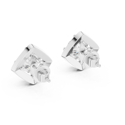 Zarelle Radiant Round Halo Studs