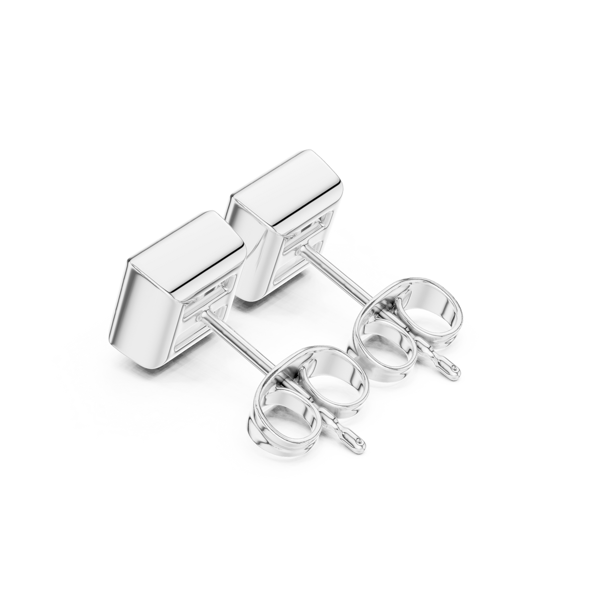 Virelle Princess Diamond Bezel Studs