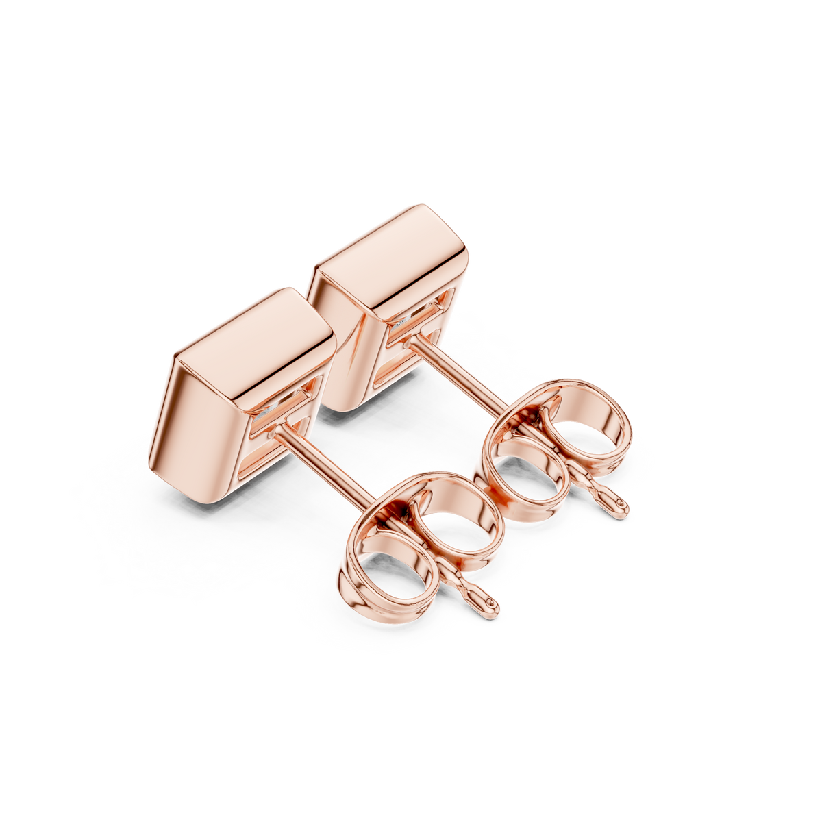 Virelle Princess Diamond Bezel Studs